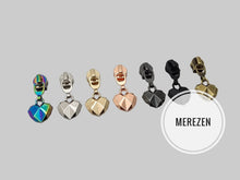 Load image into Gallery viewer, Geo Heart Zipper Pull - No.5
