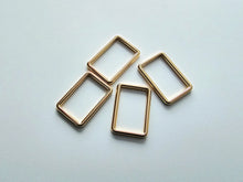 Load image into Gallery viewer, Rectangle Rings - 1 Inch (25mm) 2.5mm thick - 4 pack
