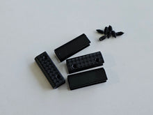 Load image into Gallery viewer, Strap Ends 1 Inch (25mm), 4mm Gap, Screw in - 4 / 20 pack
