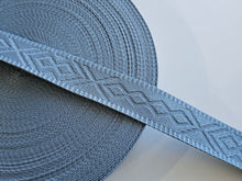 Load image into Gallery viewer, 1.5 Inch Diamonds and Knots Weave Webbing - Cotton/Polyester Blend
