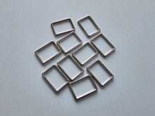 Load image into Gallery viewer, Rectangle Rings - 3/4 Inch (20mm) 2.6mm thick - 10 pack
