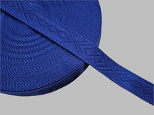 Load image into Gallery viewer, 1.5 Inch Diamonds and Knots Weave Webbing - Cotton/Polyester Blend
