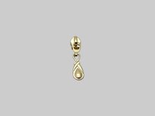 Load image into Gallery viewer, Peacock Pearl Zipper Pull - No.5
