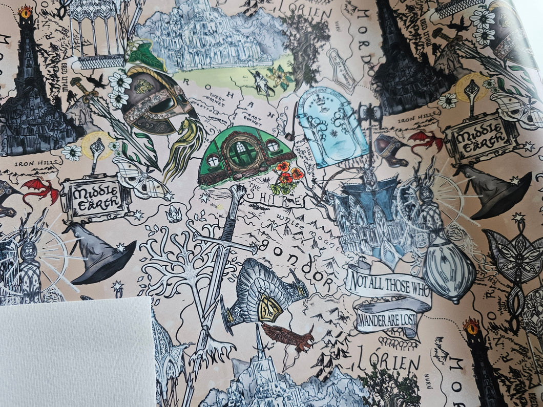 Those Who Wander Printed Vinyl