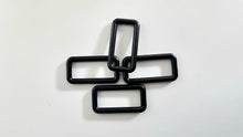 Load image into Gallery viewer, Rectangle Rings - 1.5 Inch (38mm) 4.6mm thick - 4 pack
