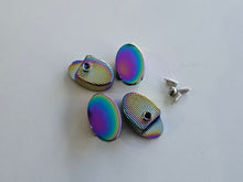 Load image into Gallery viewer, Oval Zipper Ends - 4 pack
