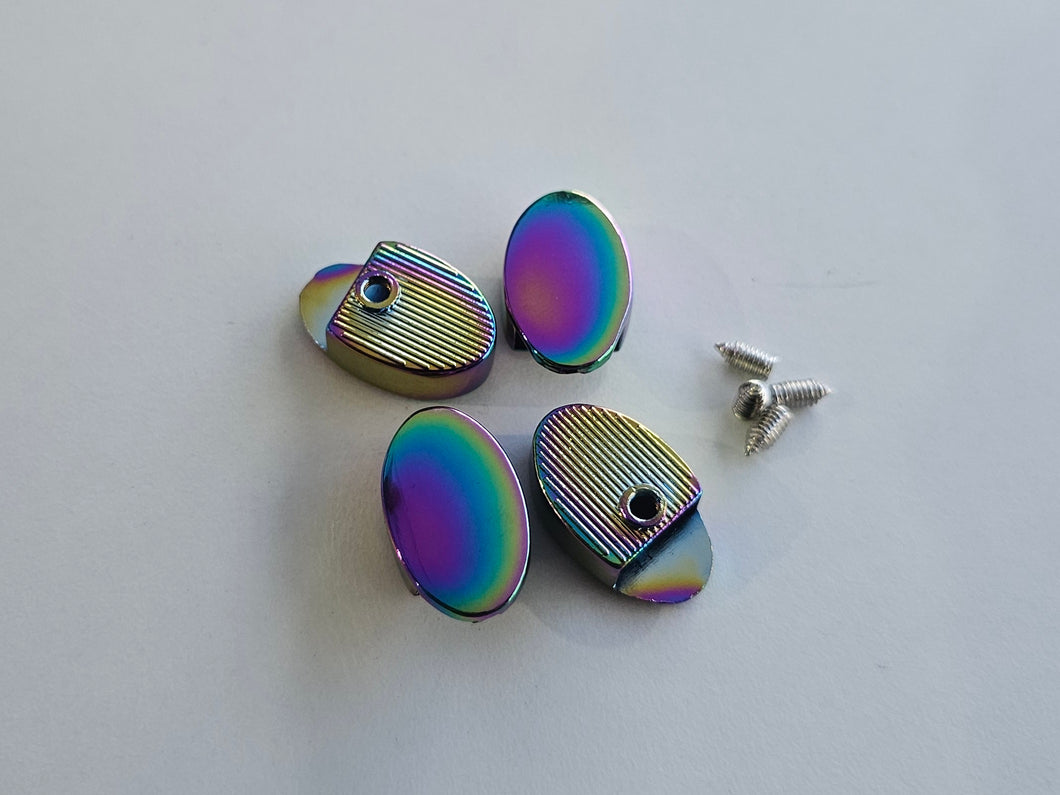 Oval Zipper Ends - 4 pack
