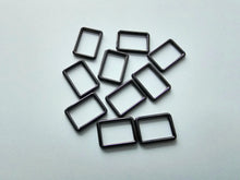 Load image into Gallery viewer, Rectangle Rings - 3/4 Inch (20mm) 2.6mm thick - 10 pack
