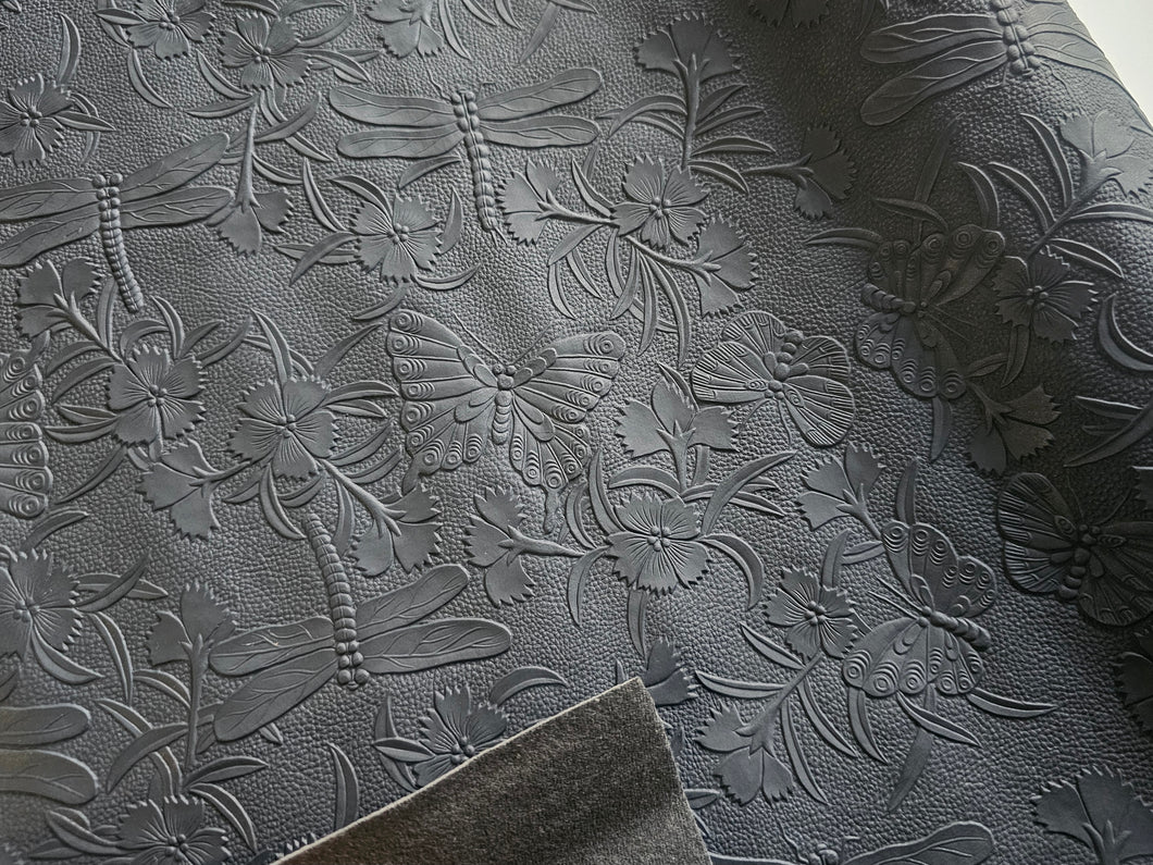 Dragonfly Embossed floral Vinyl