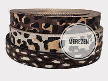 Load image into Gallery viewer, 1.5 inch Leopard Double sided Polyester Webbing
