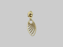 Load image into Gallery viewer, Feather Fan Zipper Pull - No.5
