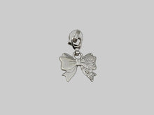 Load image into Gallery viewer, Floral Bow Zipper Pull - No.5
