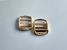 Load image into Gallery viewer, Metal Ladder Buckle Sliders - 1 Inch (25mm) -2 pack
