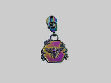 Load image into Gallery viewer, OBS Bee Floral Zipper Pull - No.5
