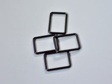 Load image into Gallery viewer, Rectangle Rings - 1 Inch (25mm) 2.5mm thick - 4 pack
