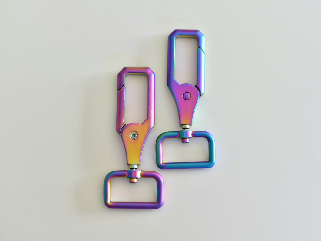 Long Swivel Hooks - 1 Inch & 8cm Long - 2 pack