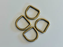 Load image into Gallery viewer, D Rings 3/4 Inch - 4mm thick - 4 pack
