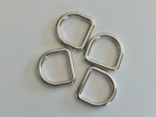 Load image into Gallery viewer, D Rings 3/4 Inch - 4mm thick - 4 pack
