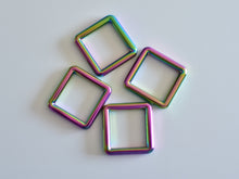 Load image into Gallery viewer, Rectangle Rings - 3/4 Inch 4mm thick - 4 pack
