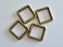 Load image into Gallery viewer, Rectangle Rings - 3/4 Inch 4mm thick - 4 pack
