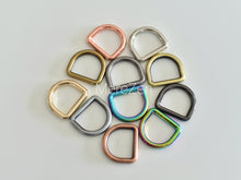 Load image into Gallery viewer, D Rings - 1 Inch 4.5mm thick - 2 pack
