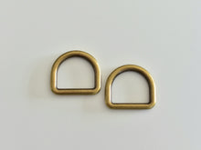 Load image into Gallery viewer, D Rings - 1 Inch 4.5mm thick - 2 pack
