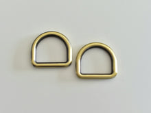 Load image into Gallery viewer, D Rings - 1 Inch 4.5mm thick - 2 pack
