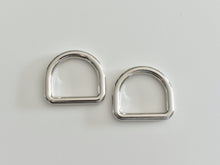 Load image into Gallery viewer, D Rings - 1 Inch 4.5mm thick - 2 pack
