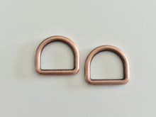 Load image into Gallery viewer, D Rings - 1 Inch 4.5mm thick - 2 pack
