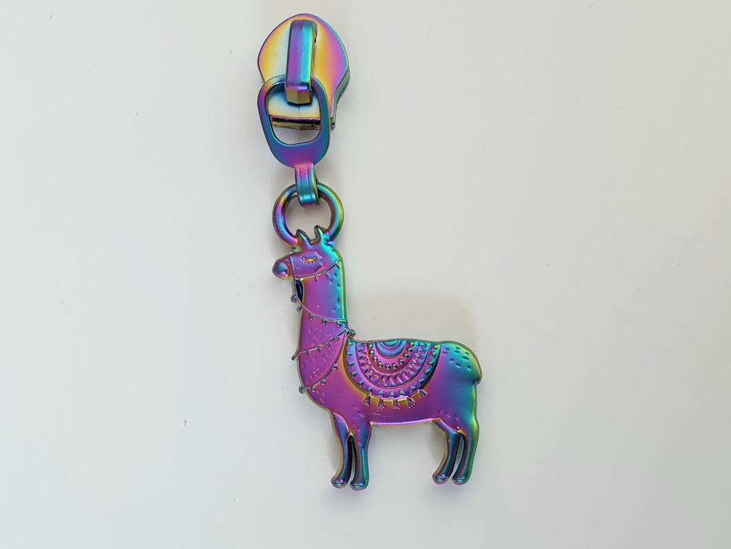 Llama Zipper Pull - No.5