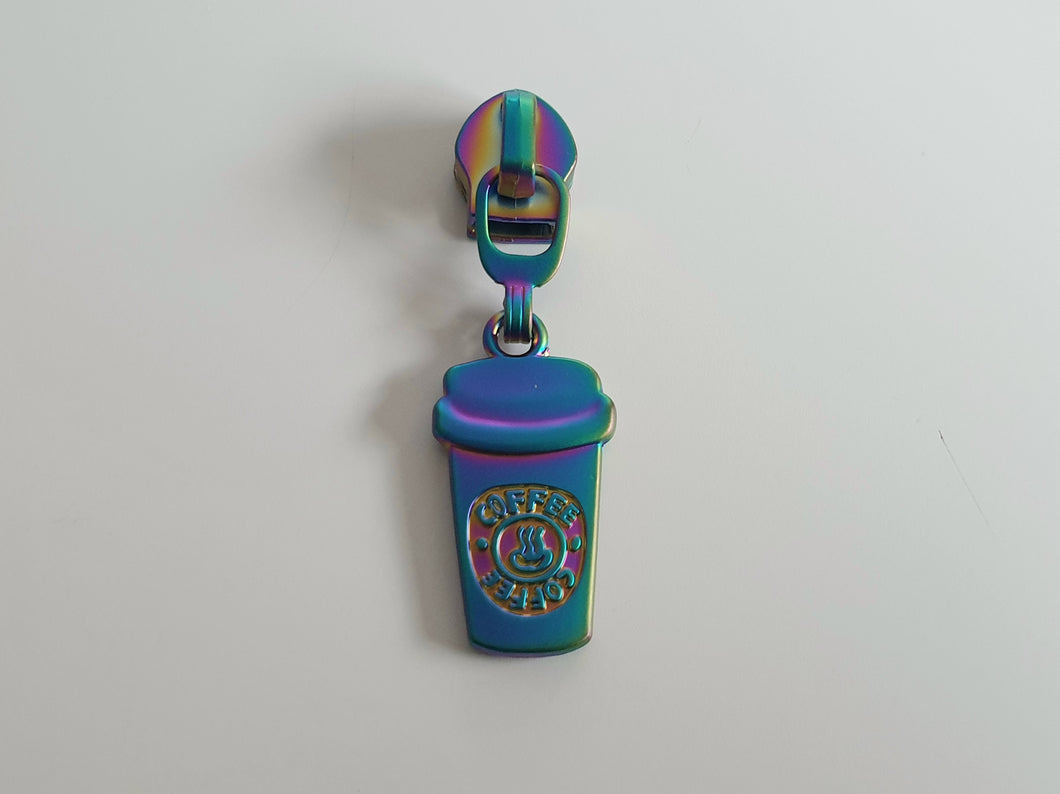 Coffee Cup Zipper Pull - No.5