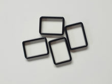 Load image into Gallery viewer, Rectangle Rings - 1 Inch (25mm) 2.5mm thick - 4 pack
