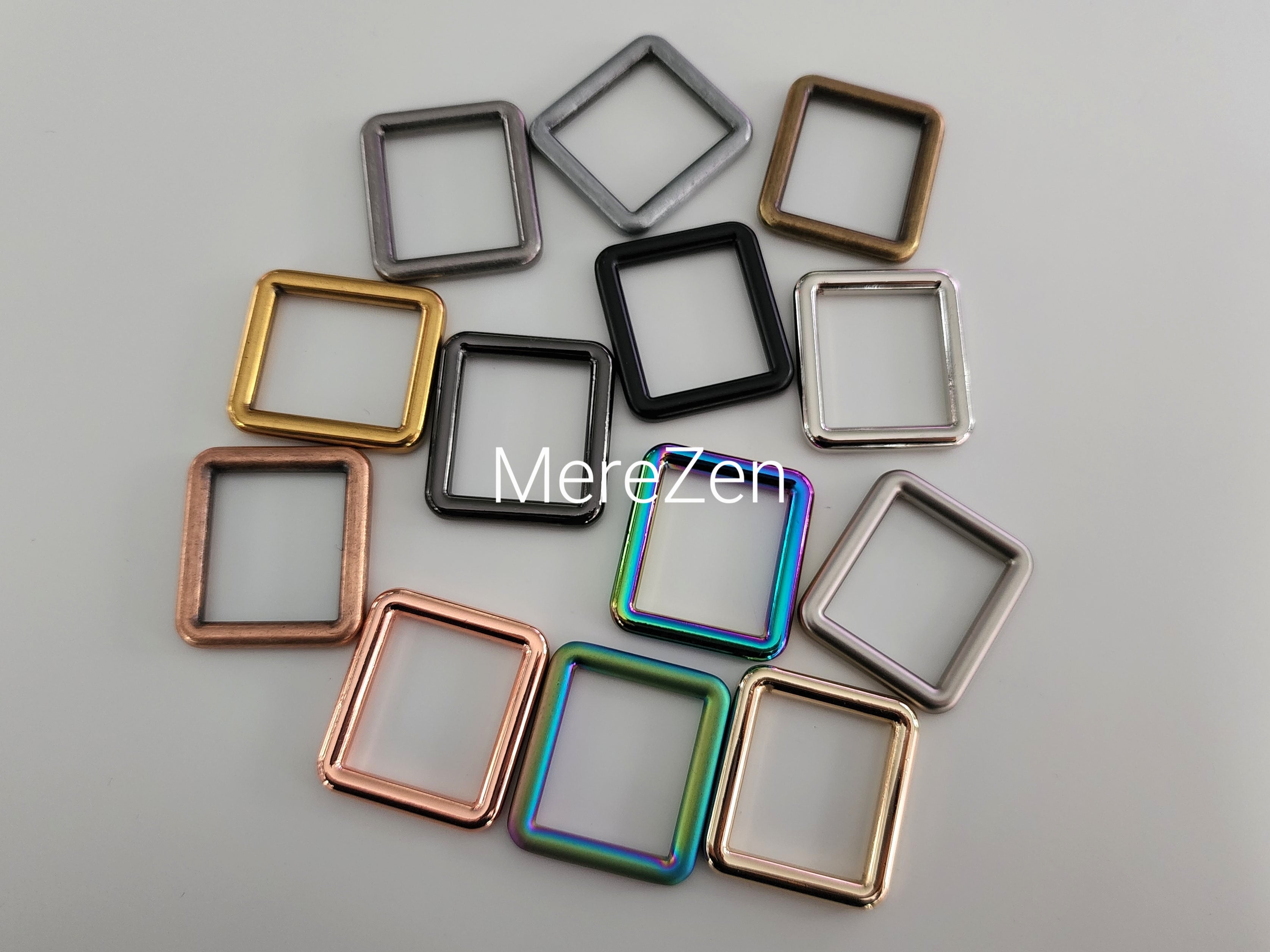 Rectangle Rings - 1 Inch 4.5mm thick - 4 pack – MereZen