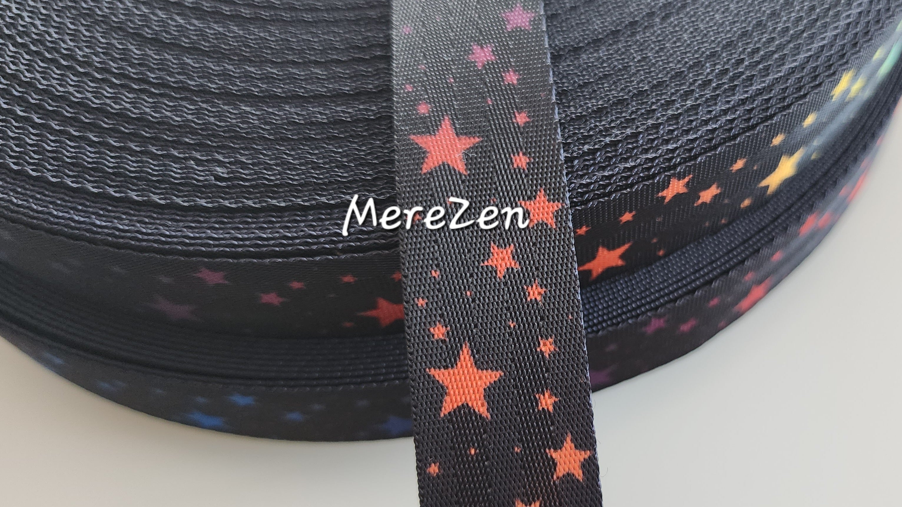 1 Inch Webbing Stars - Polyester – MereZen